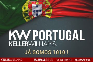 Keller Williams Portugal (KW) - 1st country (outside the USA) with more than 1000 consultants